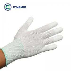 Wholesale Lint Free ESD Cut Resistant Gloves 13gsm Conductive Carbon Fiber PU Palm Fit from china suppliers