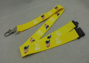 Wholesale Heat Transfer Polyester Lanyards With D Hook Double Sides Printing from china suppliers