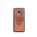 Different Pattern Selection Blank TPU Wooden Phone Case Samsung S9 Phone Use