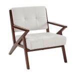 Living Room Chair with Fabric Cover Material Modern Solid Wood Single Sofa Chair