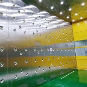 China 3 Sides Auto Blowing 36 Nozzles Air Shower Tunnel PVC Rolling Door on sale