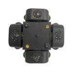 Rotating DMX 512 Disco With Red+Green Laser Beam Moving Head Light