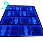 Indoor Outdoor Customization Technological Light and Shadow Infinity Floor Neon