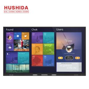 Wholesale 86 inch Interactive touch screen 4mm tempered glass whiteboard flat panel from china suppliers