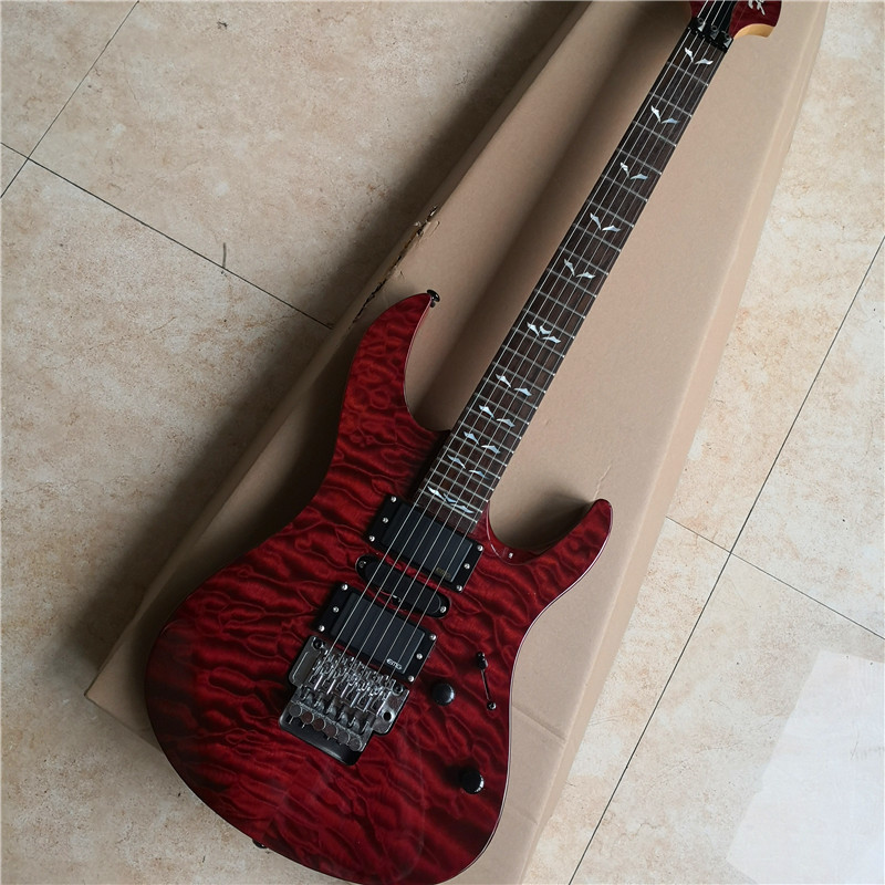 High quality Customized 6 string electric guitar color is optional cedar body rosewood fingerboard basswood back side