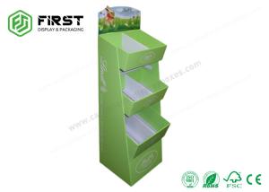 Wholesale Carton Floor POP Cardboard Paper Shelf Display Stand Custom Logo Printed from china suppliers
