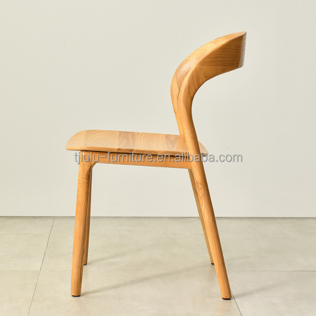 Living Room Chair Modern Armless Wooden Dining Chairs Solid Wood Chair Wooden Furniture
