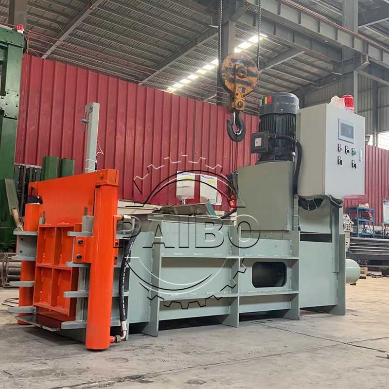 7.5kW Scrap Aluminum Iron Briquetting Press Machines for Customized Swarf Briquettes