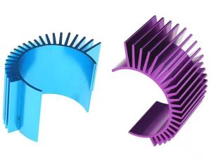 Wholesale Custom Large Anodized Color Aluminium Alloy Motor Heat Sink Car Accessories from china suppliers
