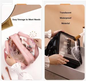 Wholesale high quality soft waterproof durable tolietry bag with handle from china suppliers