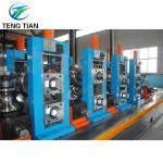 Precision Tube Mill Galvanised Steel Square Tube Mill 3.0mm Thick PLC Control
