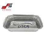 Custom Rectangular Foil Trays Disposable Aluminum Food Packaging For Kitchen