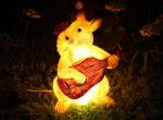 LED squirrel modeling lights resin waterproof landscape animal outdoor park lamp