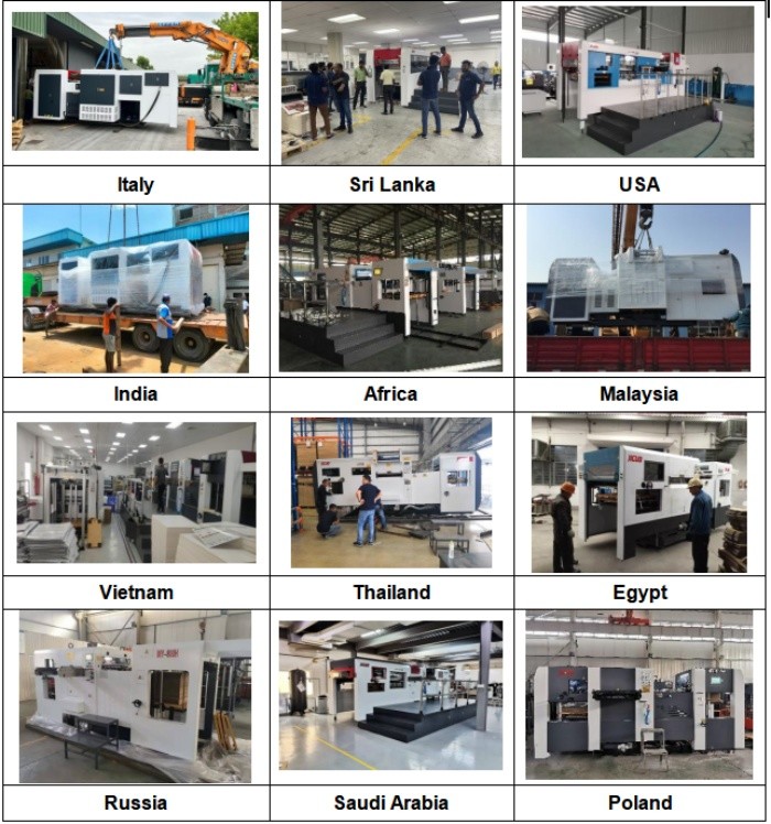 600 Ton Pressure Paper Box Gift Box Cigarette Packaging Hot Foil Stamping Die Cutting Machine