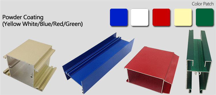 6063T5/6061T6 Anodized Aluminum Extrusion Profiles for Sliding Window