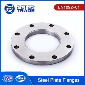 Wholesale SS 304/304L SS316/316L EN1092-01 Stainless Steel Plate Flanges PN 10 PLFF For Pipe and Tube Engineering from china suppliers