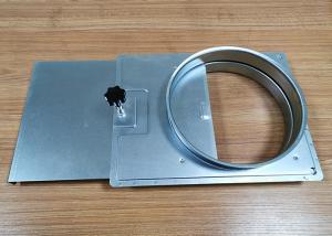 China Industrial Hvac Ductwork 80mm Manual Blast Gate For Woodworking Machinery on sale