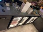 Back Bar Refrigerator Stainless Steel Beer Cooler Fridge With Led Lighting