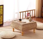 The cane makes up tatami tea table window table of the sitting room windows