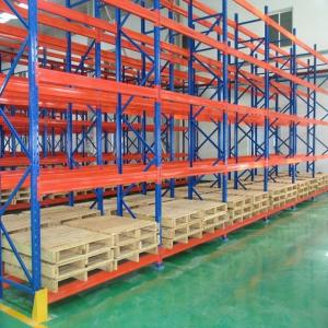 China Durable Steel Heavy Duty Pallet Racks Warehouse Storage Shelving Powder Coating Surface on sale