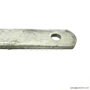 Wholesale OEM Flat Crossarm Braces Pole Mounting for Pole Line Construction from china suppliers