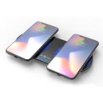 DC 5.0 Jack Wireless Charging Dual Pad Qi Certified Fast Charge