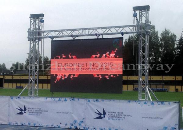 4mm Pixel Pitch Outdoor Advertising Led Screens Stage Background Waterproof