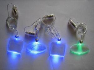 Wholesale PS Color LED light Customized logo Flashing Led Necklaces by New Plastic from china suppliers