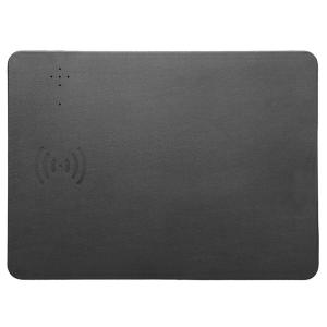 Wholesale Personalized Qi 10W Mouse Pad Wireless Charger PU Leather Mat from china suppliers