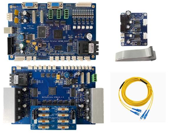 Flatbed Printer 7610 Four Head Printer Inkjet Board For High Speed Wine Bottle