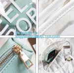 travel cosmetic bag pvc pu leather toiletry bag makeup bag for woman, Fashion