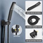 Bathroom shower cabin mixer 12 inch ceiling water saving flow 360 degrees
