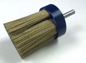 Wholesale Floor Grinding Machine 70mm Diameter Knotted Brass Wire Disc Brush from china suppliers