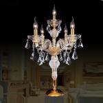 Modern crystal table lamp for living room beside bed luxury crystal table lamp