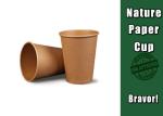 Biodegradable 12 Ounce Ripple Wall Paper Cups Eco Friendly With White Lids