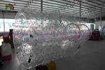 1.0mm PVC / TPU Funny Blow Up Water Toy Inflatable Cylindrical Roller