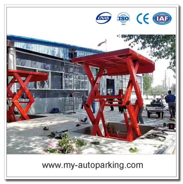 Scissor Car Lift for Basement//Car Parking Machine Platform/Underground Car Lift