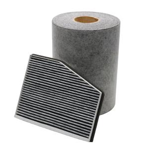 Wholesale PP Cloth Activated Carbon HVAC Filter Media Roll For Auto Cabin Air Filter from china suppliers