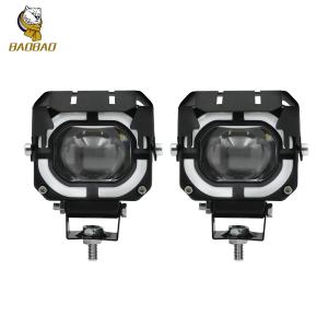 Wholesale 20W Metal Projector Lens Bike Mini Driving Spotlight For Honda CG125 from china suppliers