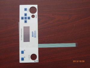 Wholesale Waterproof Touch Screen Membrane Panel Switch Keypad Overlay With 3M Adhesive from china suppliers