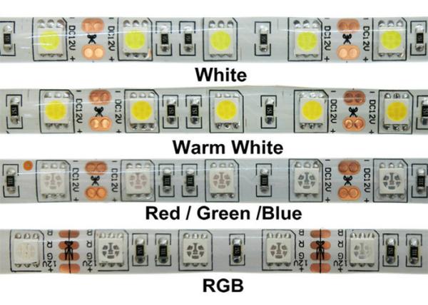 Flexible 24V 5M 5050 RGB Waterproof Led Strip Lights IR Remote ROHS Certificatio