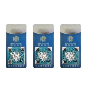 Wholesale ODM Custom Security Stickers Holographic Anti Fake Sticker Security Code from china suppliers