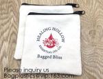 Canvas Zipper Bags Canvas Pencil Case Blank DIY Craft Bags Cosmetic Pouch Makeup