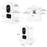 SDW-2 Wi-Fi Waterproof Battery Solar Outdoor Multiple Detection Home Security