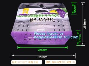 Wholesale Fruit packaging moistureproof custom slider lock zipper bag, Transparent PVC Fruits Storage Bag, Food Safe Slider Closur from china suppliers