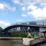Prefabricated Bridge Steel Structure Building Construction Customized