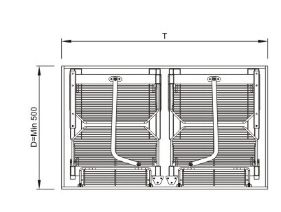 B030 Larder units:Half Pantry unit