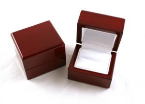 Wholesale Brown Small Empty Gift Boxes Case , Custom Logo Color Travel Jewelry Box from china suppliers