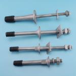 Long Shark / Short Shark Forged steel Crossarm Insulator Pin with Nylon thread