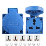 Outdoor Waterproof Power Strip Outlet Socket Die-cast Aluminum Case Explosion